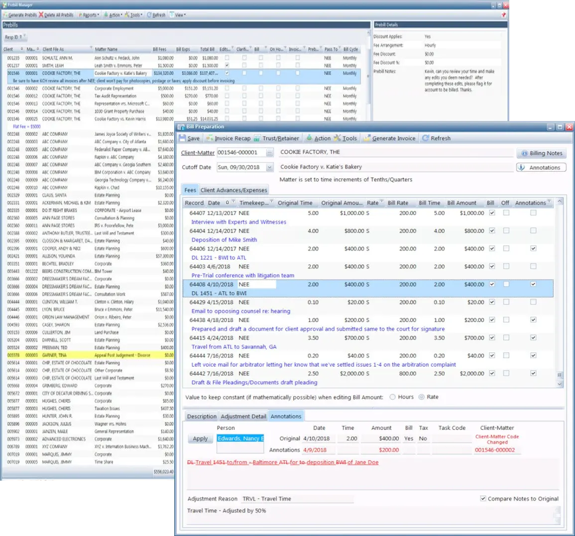 Easily Identify Edits, Tracking the Financial Impact of Write-Downs